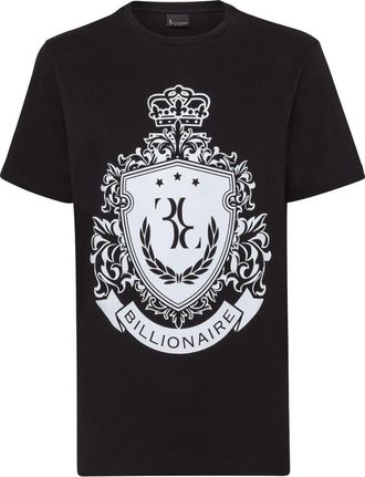 Billionaire Boys Club T-Shirt Ronde Hals Crest - Heren - T-shirts - Zwart - XS - Katoen - Tops