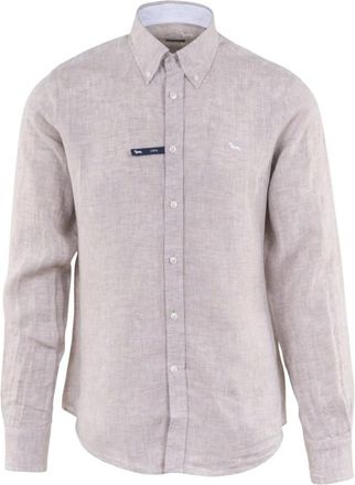 Harmont & Blaine Crn 014010883B201 - Heren - Casual Overhemden - Beige - S - Overhemden