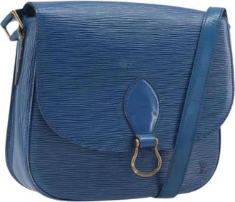 Louis Vuitton Pre-owned Vintage Epi Shoulder Bag - Dames - Vintage Schoudertas - Blauw - ONE Size - Leer - Vintage
