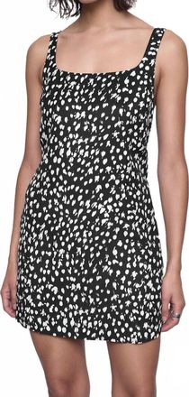 Rebecca Minkoff Avery Tank Dress In Spotted Feather