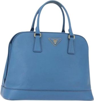 Prada Pre-owned Handbags, female, Blue, Size: ONE SIZE Pre-owned Vintage Handbag