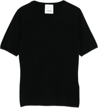 Allude Black Cashmere Sweater