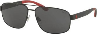 Polo Ralph Lauren Ph 3112 Zonnebril - Heren - Zonnebrillen - Zwart - 61 MM - Accessoires