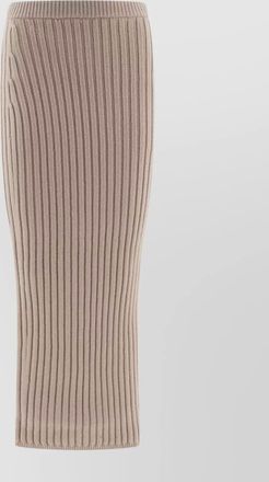 Max Mara cashmere wool knit fitted skirt