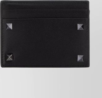 Valentino Garavani leather rockstud card holder