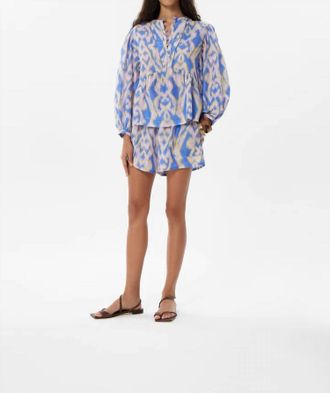 Maria Cher Moreno Irina Blouse In Ethnic Lavender