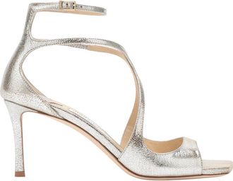 Jimmy Choo London Bridal Hoge Hak Sandalen - Dames - Sandalen met hakken - Beige - 40 EU - Schoenen