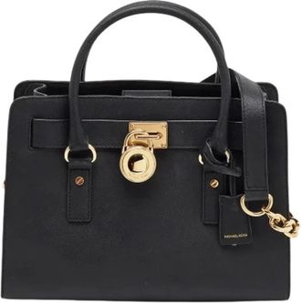 Michael Kors Pre-owned Handbags, female, Black, Size: ONE SIZE Pre-owned Fabric Tote