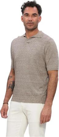 FILIPPO DE LAURENTIIS Polo Skipper Mc - Heren - Polos - Beige - 2XL - Katoen - Tops