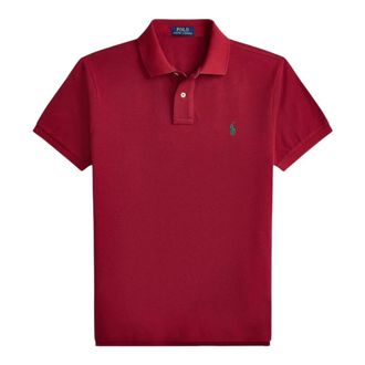 Polo Ralph Lauren Polo Shirts, male, Red, Size: 2XL Knit Polo