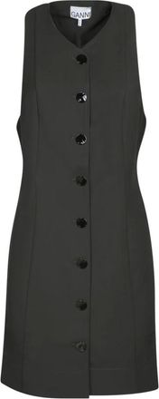 Ganni Mujer, Vestidos, Negro, Talla: S