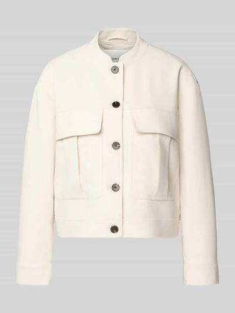 OPUS Jacke mit Brusttaschen Modell Jalena in Beige, Gr&ouml;&szlig;e 34