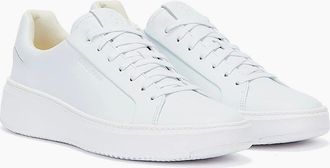 Cole Haan Mens Cole Haan Grandpr&oslash; Topspin Leather Mens Optic White Trainers - Size: UK 9.5 / eu 43.5 / us 10.5