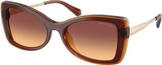 Michael Kors MK2272U MALAGA 311378 Womens Sunglasses Brown Size 53