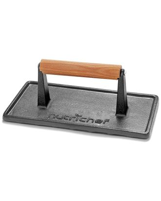Nutrichef Cast Iron Grill Press