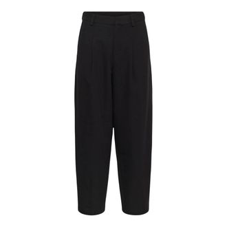 Kaffe Broeken, Dames, Zwart, 3Xl, KCsakira Cropped Broeken