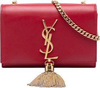 Saint Laurent Pre-owned Saint Laurent Small Smooth Calfskin Monogram Kate Tassel Crossbody Ladies ZBCTHKQ4CG01WGIN