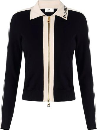 Elisabetta Franchi Black Maglia Cotton Top