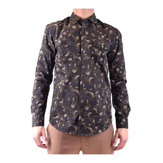 Brian Dales Stijlvolle Overhemden - Heren - Casual Overhemden - Zwart - L - Overhemden