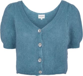 Americandreams Harper Cardigan - Dames - Vesten - Blauw - S - Wol - Truien & Vesten