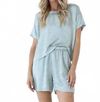 Pj Harlow Mo Loose Boxer Short In Sage
