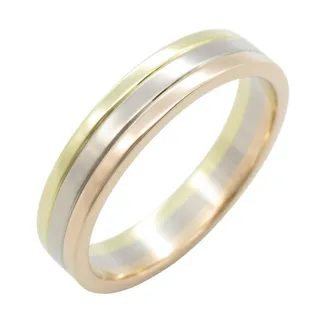 Cartier Gold Silver Yellow Gold (18K) Pink Gold (18K) White Gold (18K) Band Ring (Pre-Owned)