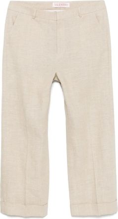 Valentino Garavani linen trousers - Brown