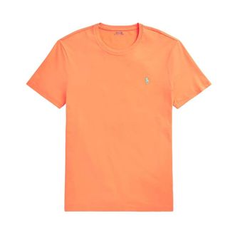 Polo Ralph Lauren T-Shirts, male, Orange, Size: XS Stylish T-shirt