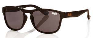Superdry Sonnenbrille SUPERDRY Modell 996056, Herren, schwarz, matt, Sonnenbrillen Sonnenbrille, Form Karree/Eckig, Logoschriftzug auf B&uuml;gel, Injectionfassung