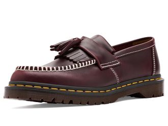 Dr. Martens Adrian Ben Loafers Shoes Cherry Red : UK 9 (US Mens 10 - US Womens 11) Medium, Leather