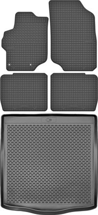 OEM Juego De Alfombrillas De Goma Para Coche Y Alfombrilla Para Maletero Para Citro&euml;n C-elys&eacute;e Ii Sed&aacute;n (2013)
