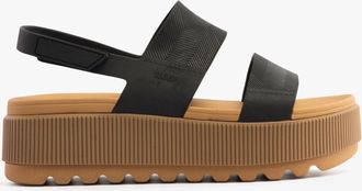 Reef Water Vista Higher Womens Sandals Black/tan - Size UK 3