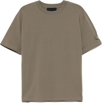 Heliot Emil Armband T-shirt - men - Cotton/Elastane - S - Neutrals