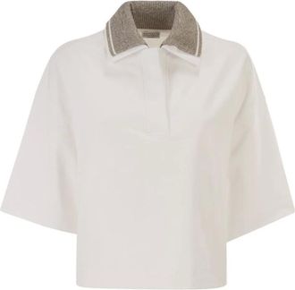 Brunello Cucinelli Donna, Top, Bianco, S, new