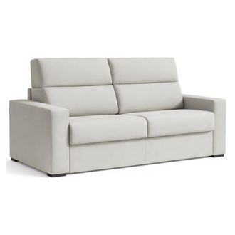 Dmora Sof&aacute; Cama 2 Plazas Ecate, Desenfundable, Con Almac&eacute;n, Hecho En Italia, Apertura Abatible, 200x95 Cm Gris Claro