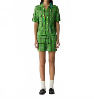 Guest In Residence Picnic Plaid Short In Match Point Combo