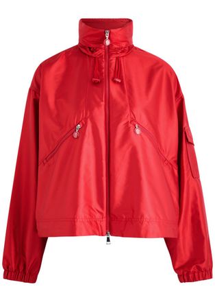 Moncler Hemar Nylon Parka - Red - 2 (UK 12 / M)