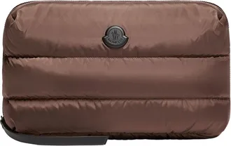 Moncler Moncler Caradoc Beauty Case, Men, Brown, Size: One Size