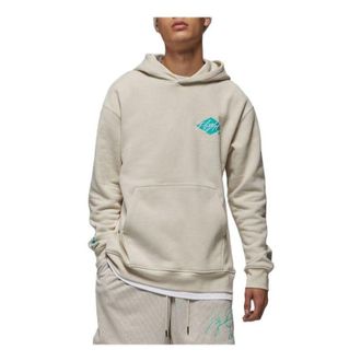 Nike Jordan Air Jordan Flight Logo Hoodie Light Grey DH9020-104