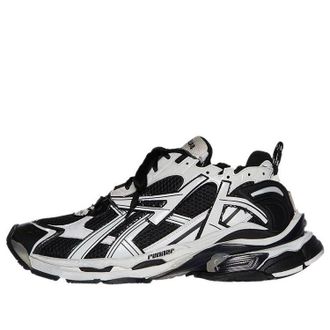 Balenciaga Runner Sneaker Black White 677403W3RB29010