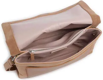 Coccinelle Womens Shoulder Bag Nude Cowhide - Shoulder-Bags