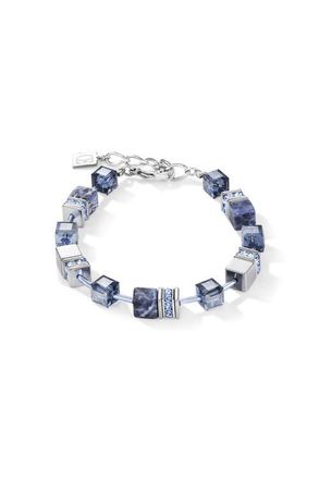 Coeur de Lion Geocube Bracelet in Sodalite & Haematite Blue at Nordstrom, Size 8.5