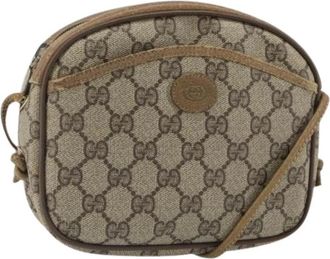 Gucci Pre-owned Plastic Cross Body Tas - Dames - Vintage Schoudertas - Beige - ONE Size - Vintage