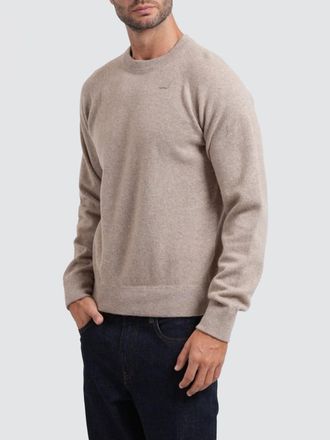 K-Way Wool Long-Sleeved Crewneck Jumper with Ribbed Trims