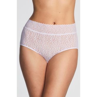 Wacoal High Bar Briefs in White at Nordstrom, Size Medium