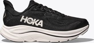 Hoka One One Womens Clifton 10 X-Wide Shoe In Black/white