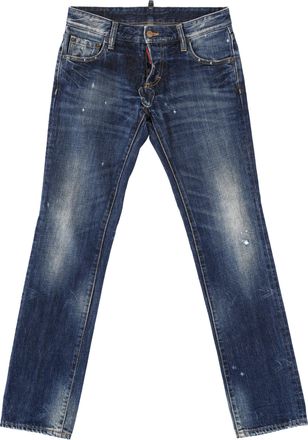 Dsquared2 Distressed Jeans in Blue Cotton