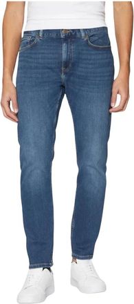 Tommy Hilfiger Heren, Jeans, Blauw, Maat: W28 L32 Katoen