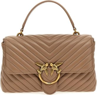 Pinko Handbags, female, Beige, Size: ONE SIZE Handbags