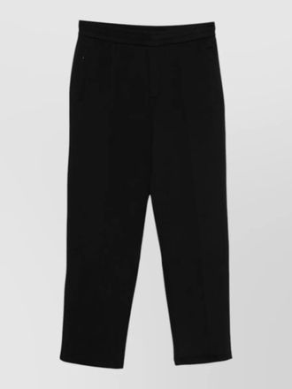 Emporio Armani cotton straight-leg sweatpants